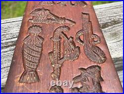 DOUBLE SIDED Springerle Speculaas 20 MOLDS Man Woman Animal Flower Bird Folk Art