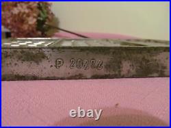 DROSTE Vintage Antique Chocolate Bar Metal Mold Signed & Numbered. 3 Bars