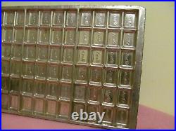 DROSTE Vintage Antique Chocolate Bar Metal Mold Signed & Numbered. 3 Bars