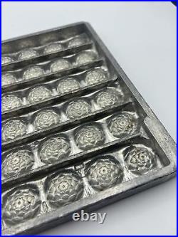 EARLY COLLECTIBLE CHOCOLATE MOLD ANTON REICHE DRESDEN FLOWER Marigold #3092 27
