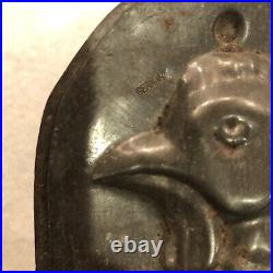 Early 20th Century Figural Hen Tin Chocolate Mold Germany