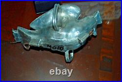 English 1840's Pewter Peace Dove Bird Ice Cream Chocolate Molds Crown Touch Mark