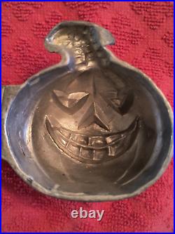 Eppelsheimer # 1158 Jack-O- Lantern Pewter Ice Cream Chocolate Mould Mold