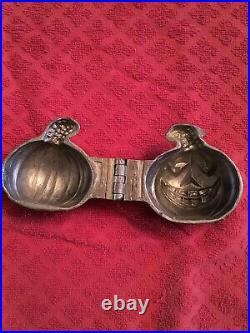 Eppelsheimer # 1158 Jack-O- Lantern Pewter Ice Cream Chocolate Mould Mold