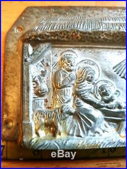 Extremely Rare Antique Chocolate Mold Featuring Nativity Made In Germany #52