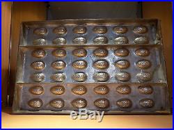 Flat Chocolate Mold Mould Egg Molds Vintage Antique