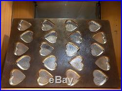 Flat Chocolate Mold Mould Heart Molds Vintage Antique
