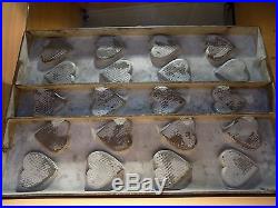 Flat Chocolate Mold Mould Heart Molds Vintage Antique