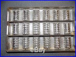 Flat Chocolate Mold Mould Molds Vintage Antique Osa Torino 1812