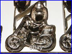 Folding Heavy Metal Vormenfabriek Tilburg Chocolate Mold 1950 Motorcycle Holland