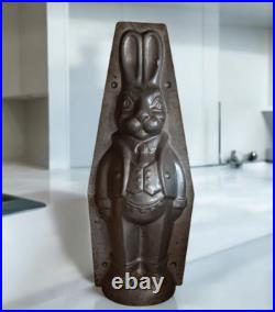 Giant Antique Rabbit Easter Bunny Chocolate Mold 17 RARE