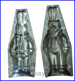 Giant Antique Rabbit Easter Bunny Chocolate Mold 17 RARE