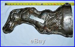 Giant antique chocolate mold of an Easter Bunny Rabbit 21 tall