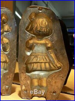 Girl Anton Reiche Dresden 24483 Chocolate Mold Mould Molds Vintage Antique