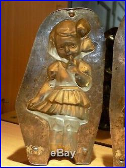 Girl Anton Reiche Dresden 24483 Chocolate Mold Mould Molds Vintage Antique
