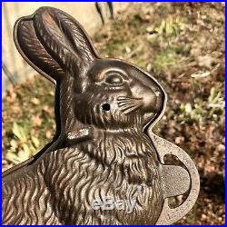 Griswold Cast Iron Easter Bunny Rabbit Cake Chocolate Mold 863 Vintage 11, 7lb