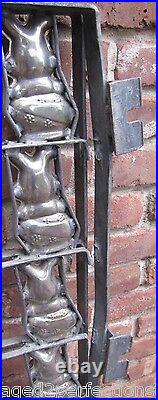HAPPY EASTER BUNNY Old Industrial Chocolate Candy Mold large metal 16 rabbits HAPPY EASTER BUNNY Old Industrial Chocolate Candy Mold large metal 16 rabbits