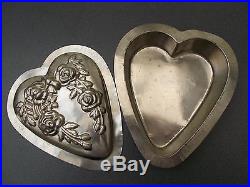Heart Chocolate Mold Bonbonniere Mould Molds Vintage Antique