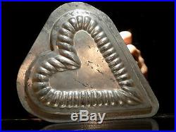Heart Chocolate Mold Molds Mould Vintage Antique