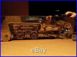 Heris Bunny Pulling Wagon 4085 Chocolate Mold Molds Mould Vintage Antique