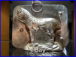 Horse Cheval Chocolate Mold Mould Molds Vintage Antique N/2232