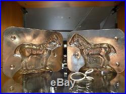 Horse Cheval Chocolate Mold Mould Molds Vintage Antique N/2232