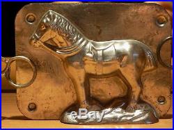 Horse Cheval Chocolate Mold Mould Schokoladenform Molds Vintage Antique