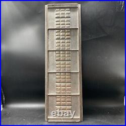 Huge Antique Hersheys Chocolate Bar Candy Mold 26.5x8.25 10 Bar Sheet