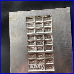 Huge Antique Hersheys Chocolate Bar Candy Mold 26.5x8.25 10 Bar Sheet