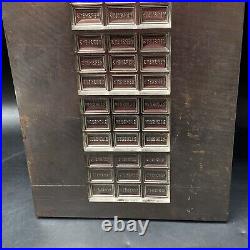 Huge Antique Hersheys Chocolate Bar Candy Mold 26.5x8.25 10 Bar Sheet