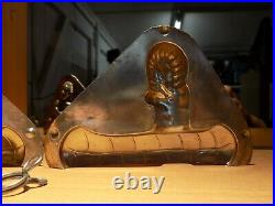 Indian With Canoe Chocolate Mold Mould Schokoladenform Molds Vintage Antique