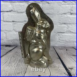 J. G. Laurosch Chocolate Bunny Rabbit Mold Made In Schwäbisch Gmünd 3054 Antique