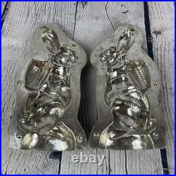 J. G. Laurosch Chocolate Bunny Rabbit Mold Made In Schwäbisch Gmünd 3054 Antique