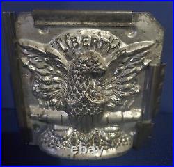 Jaburg Brothers Liberty Chocolate Mold Eagle #10 Antique Shield Flag America