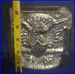 Jaburg Brothers Liberty Chocolate Mold Eagle #10 Antique Shield Flag America