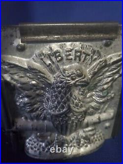 Jaburg Brothers Liberty Chocolate Mold Eagle #10 Antique Shield Flag America