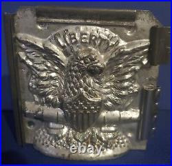 Jaburg Brothers Liberty Chocolate Mold Eagle #10 Antique Shield Flag America