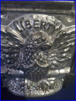 Jaburg Brothers Liberty Chocolate Mold Eagle #10 Antique Shield Flag America