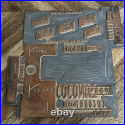 KLEIN'S Coconut Hits Chocolate Bar Antique Elizabethtown PA Candy Box Print Mold KLEIN'S Coconut Hits Chocolate Bar Antique Elizabethtown PA Candy Box Print Mold