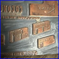 KLEIN'S Coconut Hits Chocolate Bar Antique Elizabethtown PA Candy Box Print Mold KLEIN'S Coconut Hits Chocolate Bar Antique Elizabethtown PA Candy Box Print Mold