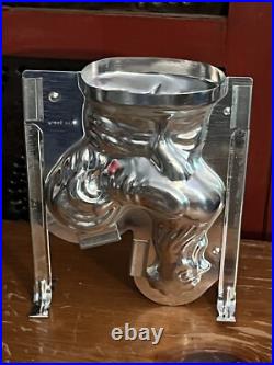 LG Vintage Rooster Chicken Spring Easter Farm Metal Chocolate Candy Mold German LG Vintage Rooster Chicken Spring Easter Farm Metal Chocolate Candy Mold German