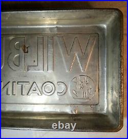 Large Antique Heavy Tin Plated Steel Wilbur Coating Industrial Chocolate Mold