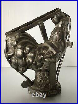 Large Antique ROOSTER Chocolate Mold 10 X8 Germany