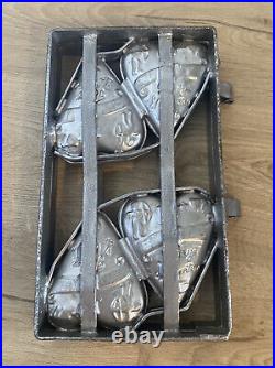 Large Metal Vintage/Antique Heart Shaped Candy Chocolate Mold Valentine's Day