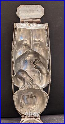Large antique Kewpie doll shape metal mold Made in Germany 11.5 inches