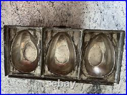 Lg Metal Antique chocolate egg mold Lg Metal Antique chocolate egg mold