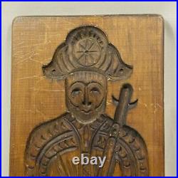 Lot 3 Antique Dutch Springerle Speculaas Wood Cookie Gingerbread Molds Nobleman