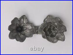 Lot 5 Pewter Flower Ice Cream Chocolate Molds Calla Daffodil Daisy Orchid Rose