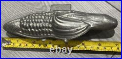 Lot Of 4 Antique Hinged Pewter Ice Cream or Chocolate Mold