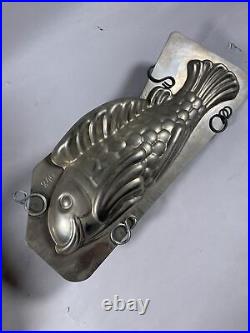 Lot Of Antique Vintage Fish/lobster, Etc Chocolate Molds. All In Mint Condition